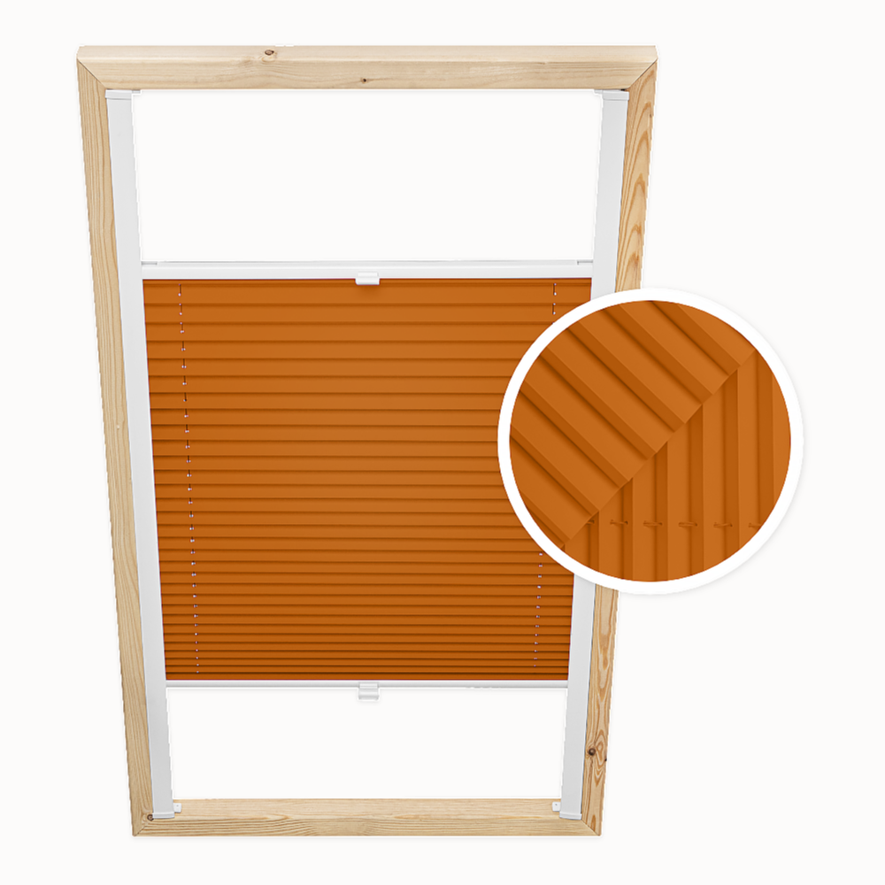Plissé de Toiture Orange