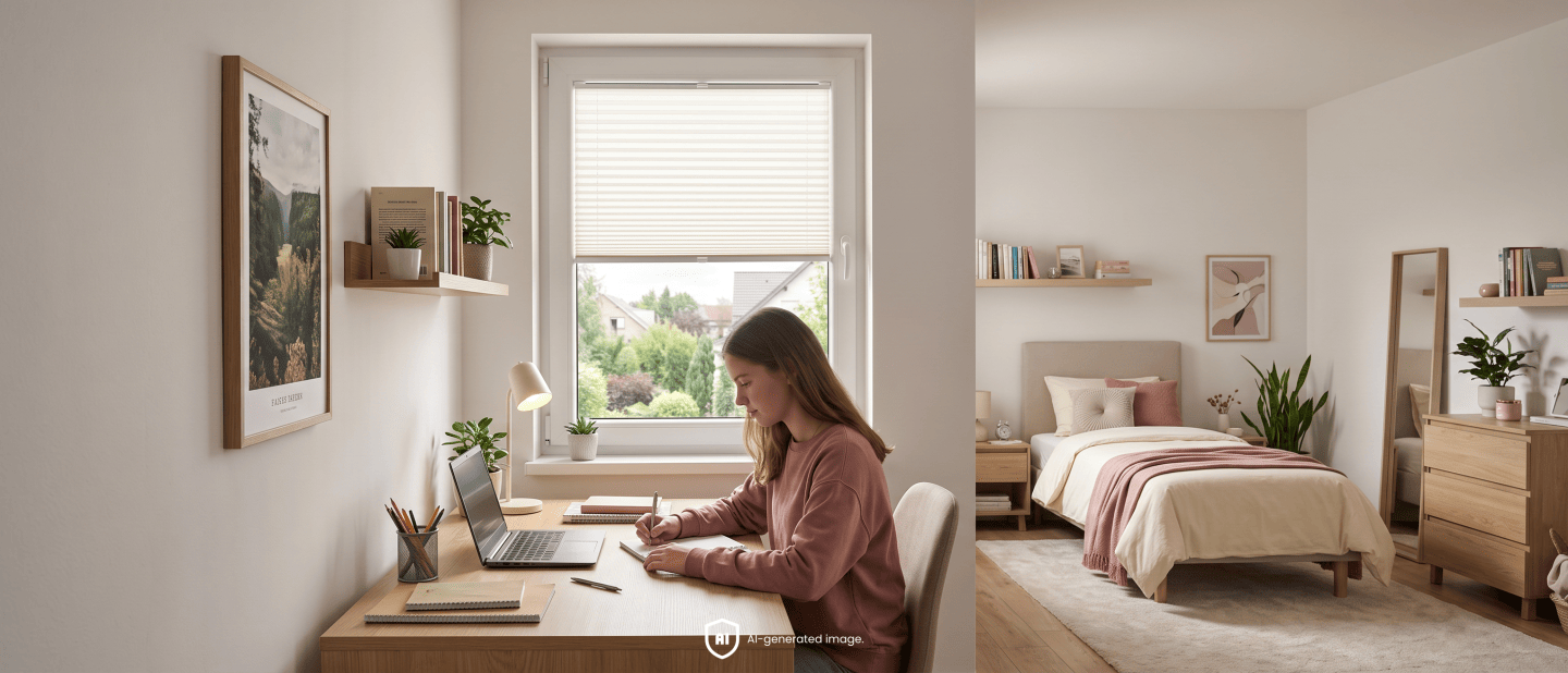 Chambre d’adolescent – comment concilier intimité, travail et détente ?