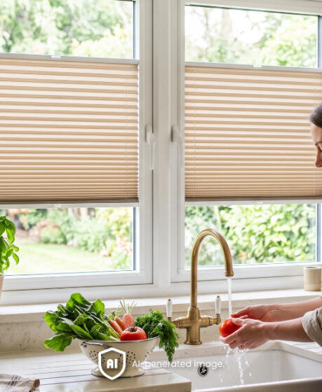 Fenêtre au-dessus de l’évier – quelles protections choisir pour la cuisine ?