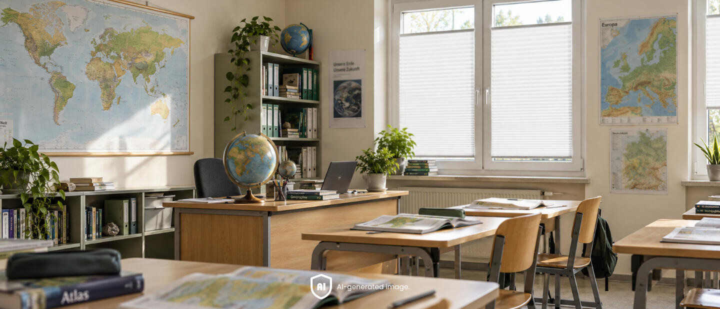 How can you design a school space to provide students with comfortable learning conditions?