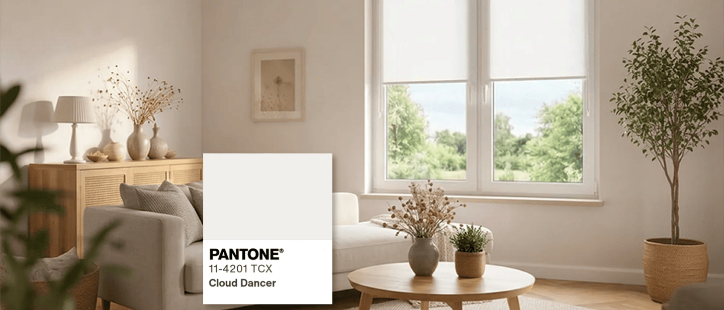 Couleur de l’année Pantone - Cloud Dancer