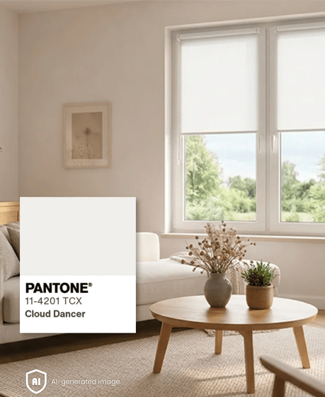 Couleur de l’année Pantone - Cloud Dancer