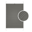 Dark Grey Window Pleated Blind