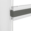 Dark Grey Window Pleated Blind