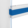 Blue Window Pleated Blind