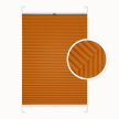 Orange Window Pleated Blind