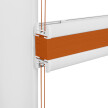 Orange Window Pleated Blind