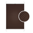 Plissé chocolat pour fenêtre