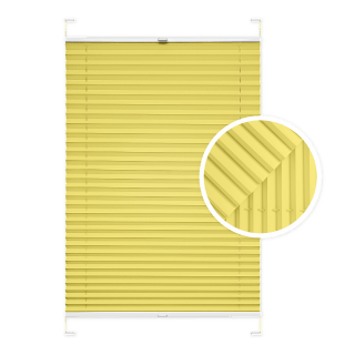 Yellow Window Pleated Blind