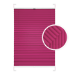 Plissé framboise pour fenêtre