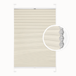 Plissé alvéolaire beige pour fenêtre