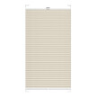 Plissé alvéolaire beige pour fenêtre