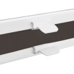 Plissé alvéolaire marron pour fenêtre
