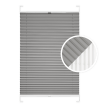 Plissé occultant premium gris cendré