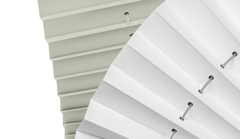 Cream Blackout Pleated Blind