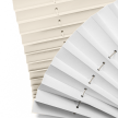 Cream Blackout Pleated Blind