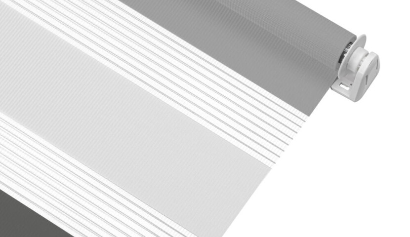 Store Jour-Nuit Gris Foncé-Gris Clair-Gris Cendré