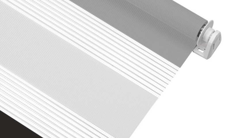 Store Jour-Nuit Noir-Blanc-Gris Clair