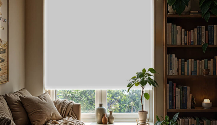 Store occultant blanc (couleur)