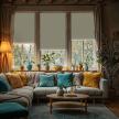 Vanilla Blackout Roller Blind (Double-Sided)