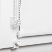 White Blackout Roller Blind (Silver Backing)