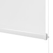White Blackout Roller Blind (Silver Backing)