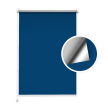 Store occultant bleu (argenté)