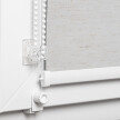 Light Linen Blackout Roller Blind (Silver Backing)