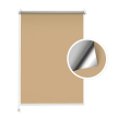 Beige Blackout Roller Blind (Silver Backing)