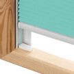 Plissé de Toiture Bleu Turquoise