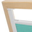 Plissé de Toiture Bleu Turquoise