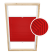 Plissé de Toiture Rouge