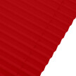 Plissé de Toiture Rouge