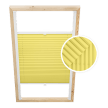 Plissé de Toiture Jaune