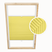 Plissé de Toiture Jaune