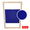 Store plissé bleu marine pour fenêtres de toit Velux