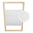 Plissé de Toiture Blanc