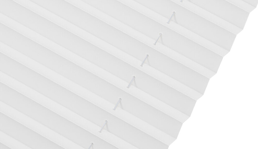 Plissé de Toiture Blanc