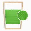 Plissé de Toiture Vert