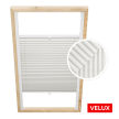 Store plissé perlé pour fenêtres de toit Velux