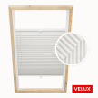 Store plissé perlé pour fenêtres de toit Velux