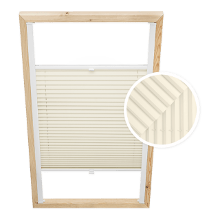 Plissé de Toiture Beige