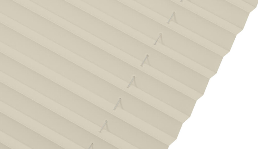 Plissé de Toiture Beige