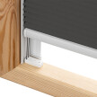 Store plissé anthracite pour fenêtres de toit Velux