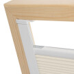 Store plissé ivoire pour fenêtres de toit Velux