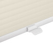 Store plissé ivoire pour fenêtres de toit Velux