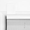 Self-Adhesive Mounting Kit for Pleated Blinds – 4 White Brackets