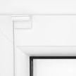 Angled Screw-Mounting Kit for Pleated Blinds – White